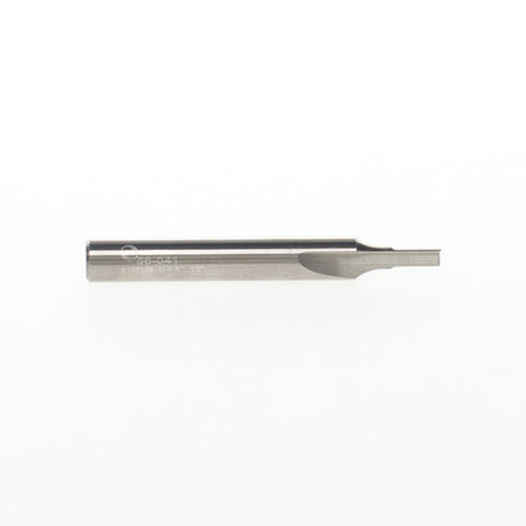 1/8" Two Flute Straight V Flute